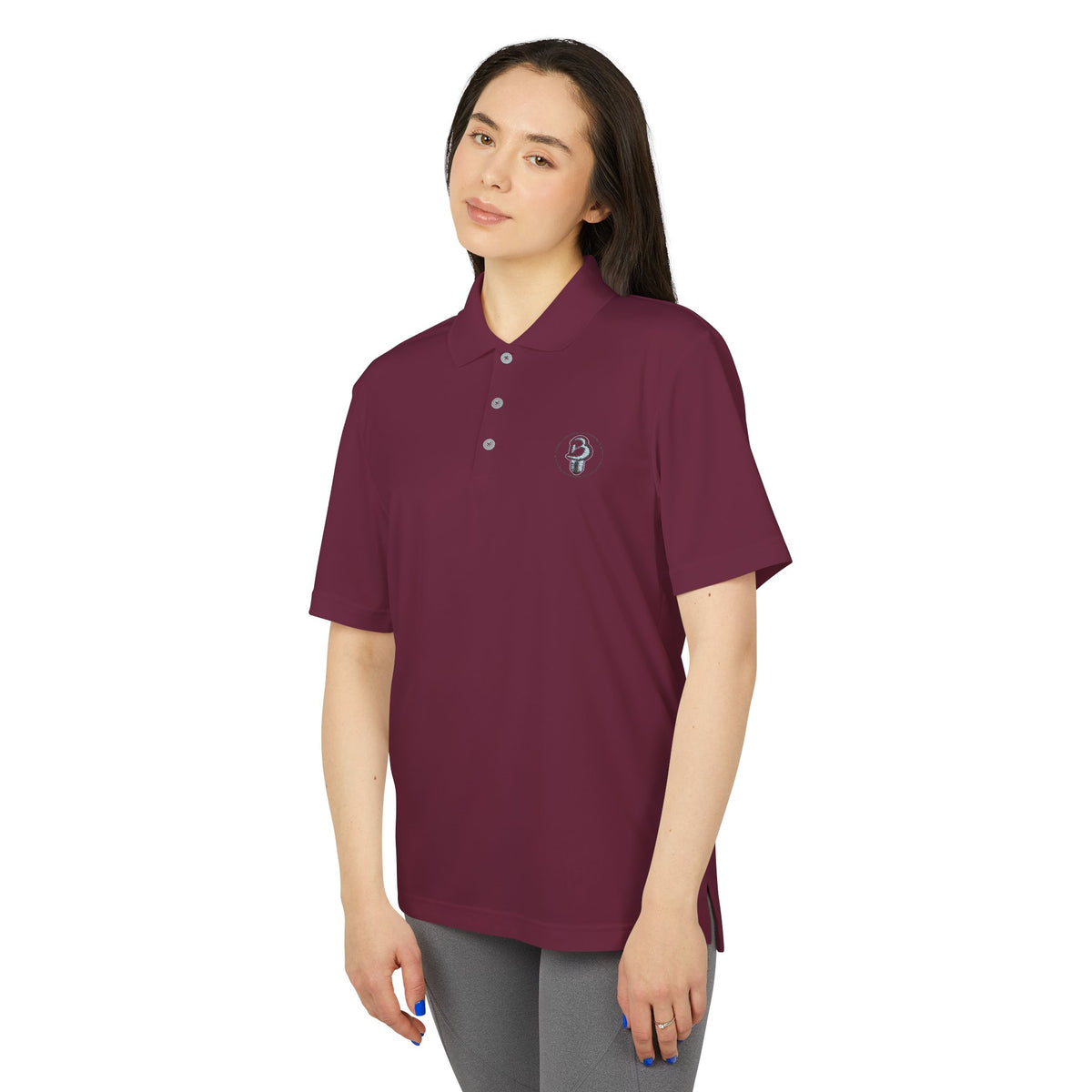 Performance Polo — Minimal Golf Emblem