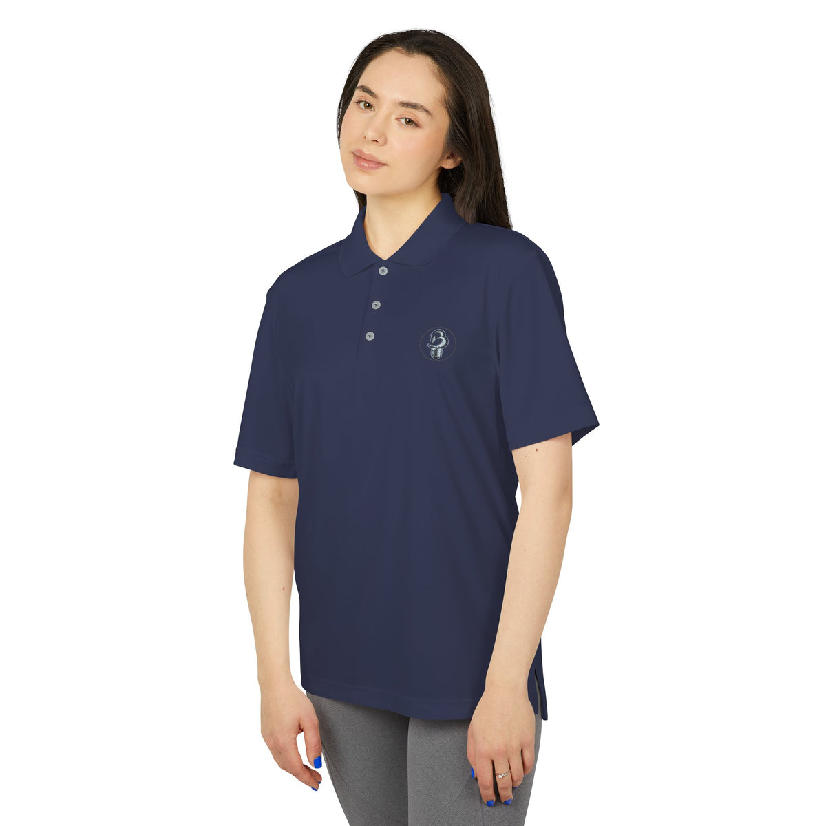 Performance Polo — Minimal Golf Emblem