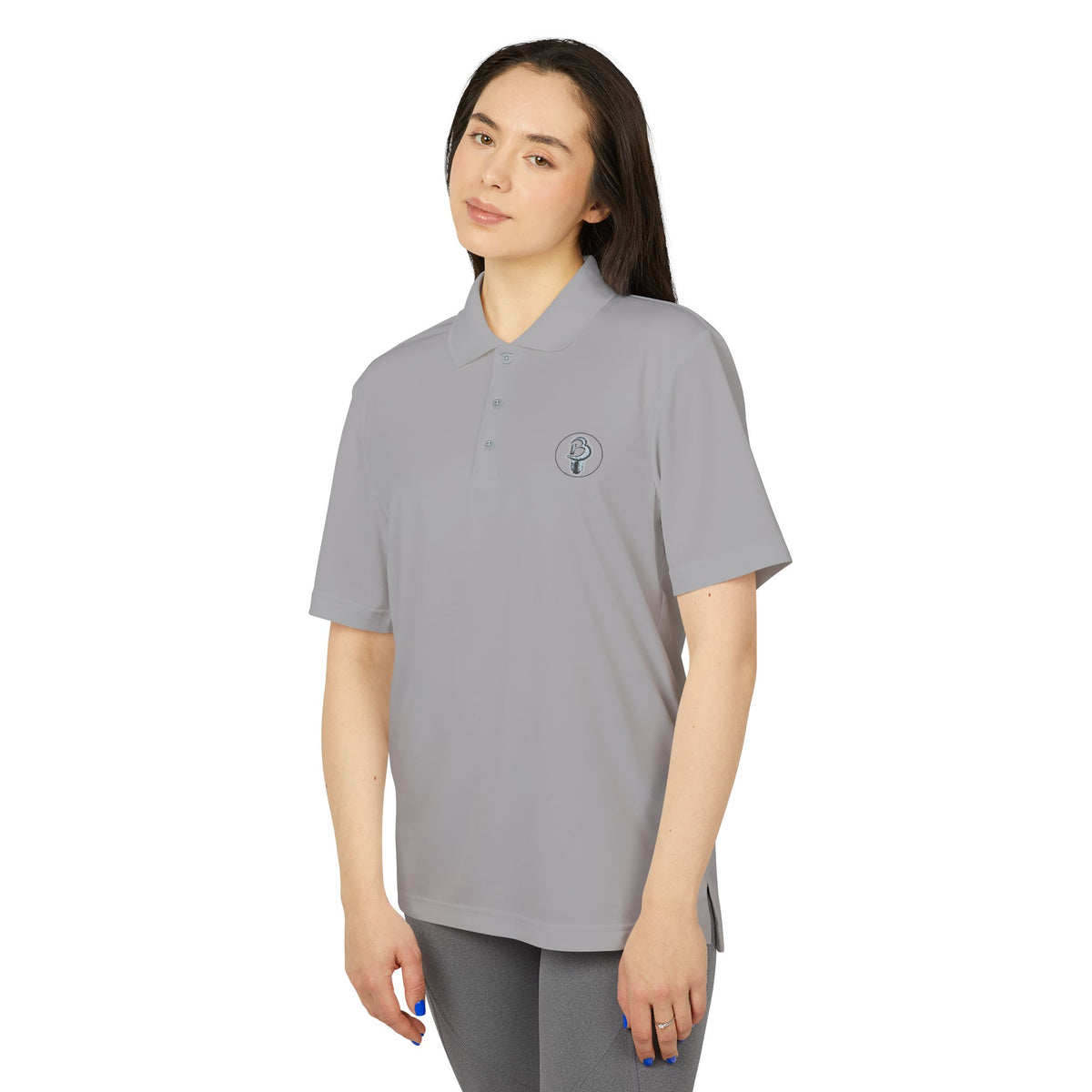 Performance Polo — Minimal Golf Emblem
