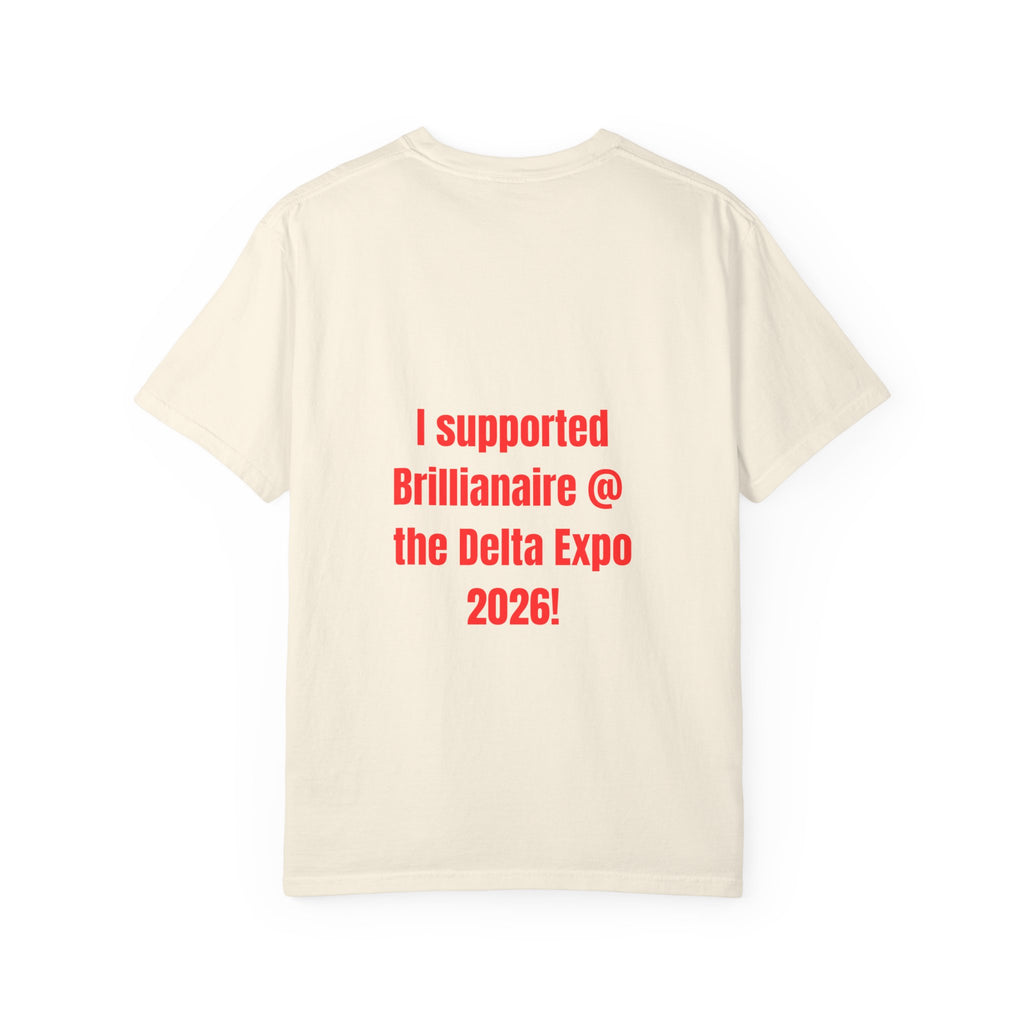 Brillanaire PB Campaign T-Shirt — "I Supported Brillanaire @ the Delta Expo 2026!"