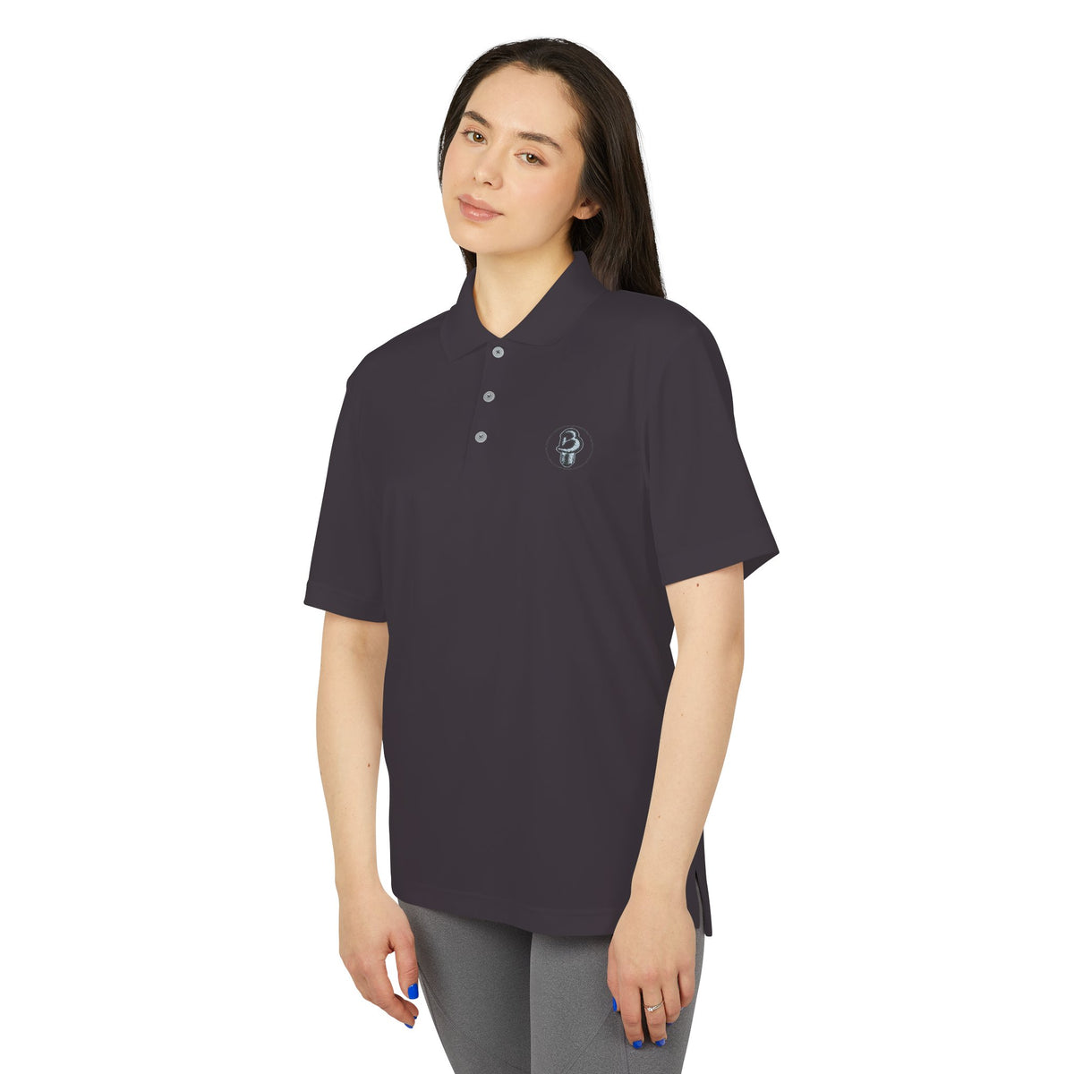 Performance Polo — Minimal Golf Emblem